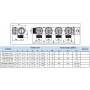 Коллектор распределительный Stout SMB-6850 1"х1/2" с 4 отводами, регулировочно-отсечные клапаны