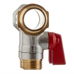 Коллектор распределительный Stout SMB-6200 3/4"х1/2" с 2 отводами, шаровые краны красные ручки