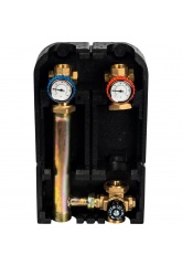 Насосная группа STOUT SDG-0002 с 4-х ходовым термостатическим клапаном 1", без насоса