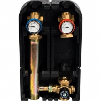 Насосная группа STOUT SDG-0002 с 4-х ходовым термостатическим клапаном 1", без насоса