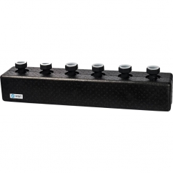 Коллектор стальной распределительный STOUT SDG-0016 DN 25, 3 контура