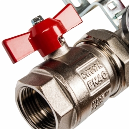 Коллекторная группа Stout SMS-0907 1"х3/4" 9 выходов, с расходомерами