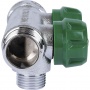 Коллектор распределительный Stout SMB-6849 3/4"х1/2" с 2 отводами, регулировочно-отсечные клапаны
