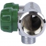Коллектор распределительный Stout SMB-6849 3/4"х1/2" с 2 отводами, регулировочно-отсечные клапаны