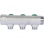 Коллектор распределительный Stout SMB-6849 3/4"х1/2" с 3 отводами, регулировочно-отсечные клапаны