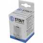 Головка термостатическая жидкостная Stout 6-28С, М30х1,5, белая