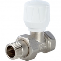 Вентиль регулировочный со сгоном прямой 1/2" ВР/НР Stout