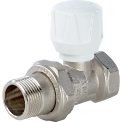 Вентиль регулировочный со сгоном прямой 3/4" ВР/НР Stout