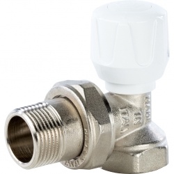 Вентиль регулировочный со сгоном угловой 1/2" ВР/НР Stout