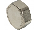 Заглушка 1"вр Stout никелированная латунная