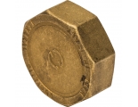 Заглушка 1 1/2"вр Stout латунная