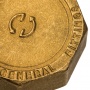 Заглушка 1 1/2"вр Stout латунная