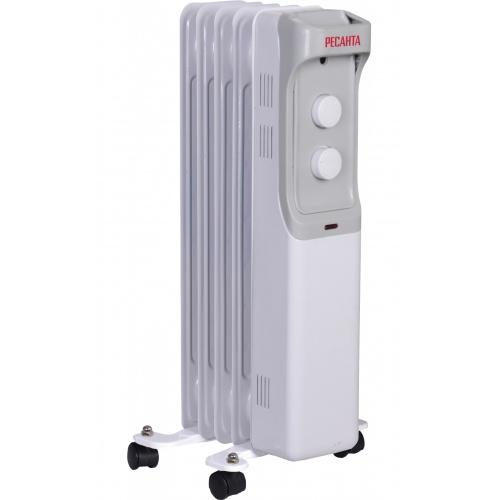 Масляный радиатор напольный ОМ-5Н (1кВт) купить в интернет магазине Санрай73
