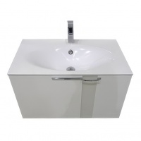 Тумба АКВАТОН Марко 80 белая, под раковину Тина 80