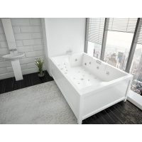 Ванна 190х130 акриловая ДОРАДО Акватек с фронтальной  панелью