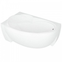 Ванна 160х97 акриловая Бетта левая + каркас + сифон + экран Акватек