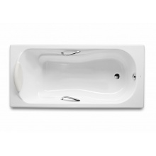 Ванна чугунная ROCA HAITI 160х80 с противоскользящим покрытием, без ручек, без ножек