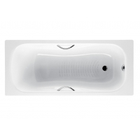 Ванна 160х75 стальная Roca PRINCESS +ручки +ножки