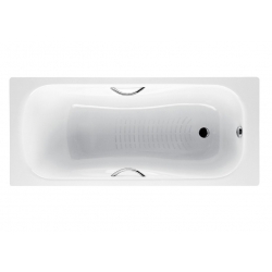 Ванна 150х75 стальная Roca PRINCESS +ручки+ножки