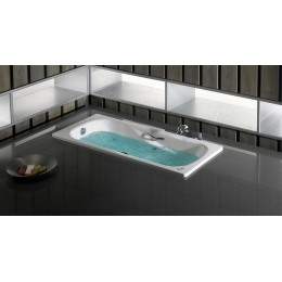 Ванна 150х75 стальная Roca PRINCESS +ручки+ножки