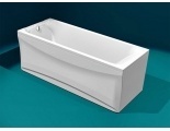 Ванна 140х70 акриловая Альфа (слив слева) + фронт. панель+каркас+слив-перелив Акватек