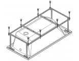 Монтажный комплект 170х70 к ванне ROCA EASY