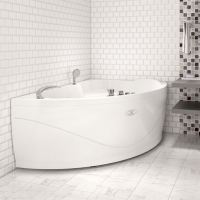 Ванна 168х120 акриловая Radomir Алари правая + панель+ каркас