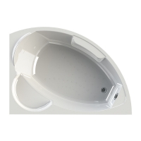 Ванна 168х120 акриловая Radomir Алари левая + панель+ каркас