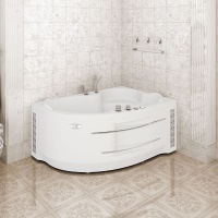 Ванна 160х105 акриловая Radomir Ирма правая + панель+ каркас