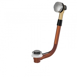 Слив-перелив Radomir полуавтомат (металл, хром, с сифоном)