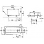 Ванна 160х70 стальная KALDEWEI Saniform Plus белый mod.361-1+easy clean