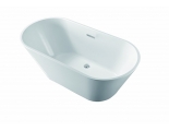 Ванна 168х76х58 акриловая Хорса отдельностоящая, со сливом и ножками Акватек