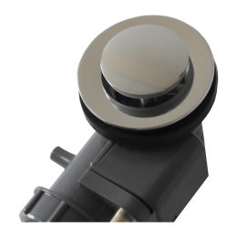 Слив-перелив Chrome Radomir полуавтомат (хром, с сифоном)