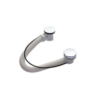 Слив-перелив Chrome Radomir полуавтомат (хром, с сифоном)