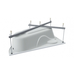 Каркас усиленный Triton для асимметричной ванны Бэлла, универсальный, 5 опор, 115/150 см