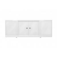 Экран под ванну Метакам КУПЕ с алюминиевой рамой 1,7м белый