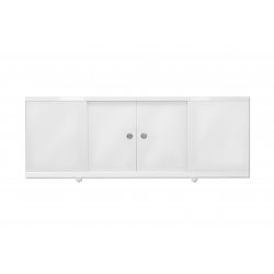 Экран под ванну Метакам КУПЕ с алюминиевой рамой 1,7м белый