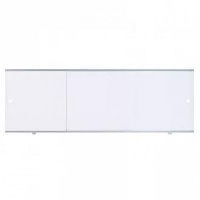 Экран под ванну ПРЕМИУМ А с алюминиевой рамой 1,7м белый