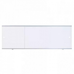 Экран под ванну ПРЕМИУМ А с алюминиевой рамой 1,7м белый