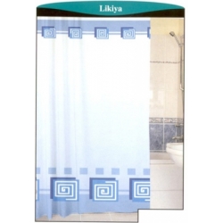 Штора для ванной 100% полиэстер эконом 170*200 (цветн)