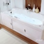 Экран под ванну Alavann Still 1,8 м МДФ белый, купе, каркас из алюминия
