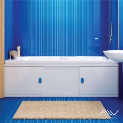 Экран под ванну Alavann Still 1,8 м МДФ белый, купе, каркас из алюминия