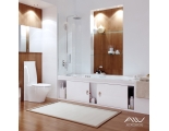 Экран под ванну Alavann Still 1,8 м МДФ белый, купе, каркас из алюминия