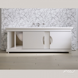 Экран под ванну Alavann MONAKO Still 1,7 м МДФ белый, купе