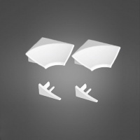 Набор (2 заглушки+2 угловых соединения) для планки 11 Ravak