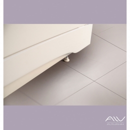 Экран под ванну Alavann Still 1,6 м МДФ белый, купе, каркас из алюминия