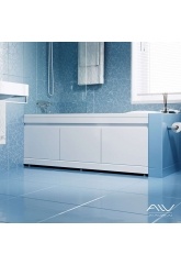 Экран под ванну Alavann SOFT 1,7 м МДФ белый, 3 двери откидные