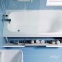 Экран под ванну Alavann SOFT 1,5 м МДФ белый, 3 двери откидные
