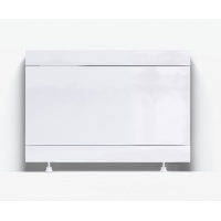 Экран торцевой под ванну с пластиковой рамой белый