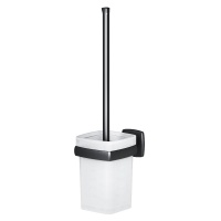 Стойка с туалетной щеткой черная GEM  AM.PM.